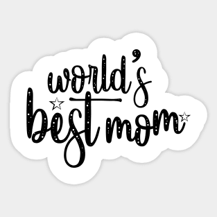 World's Best Mom Sticker